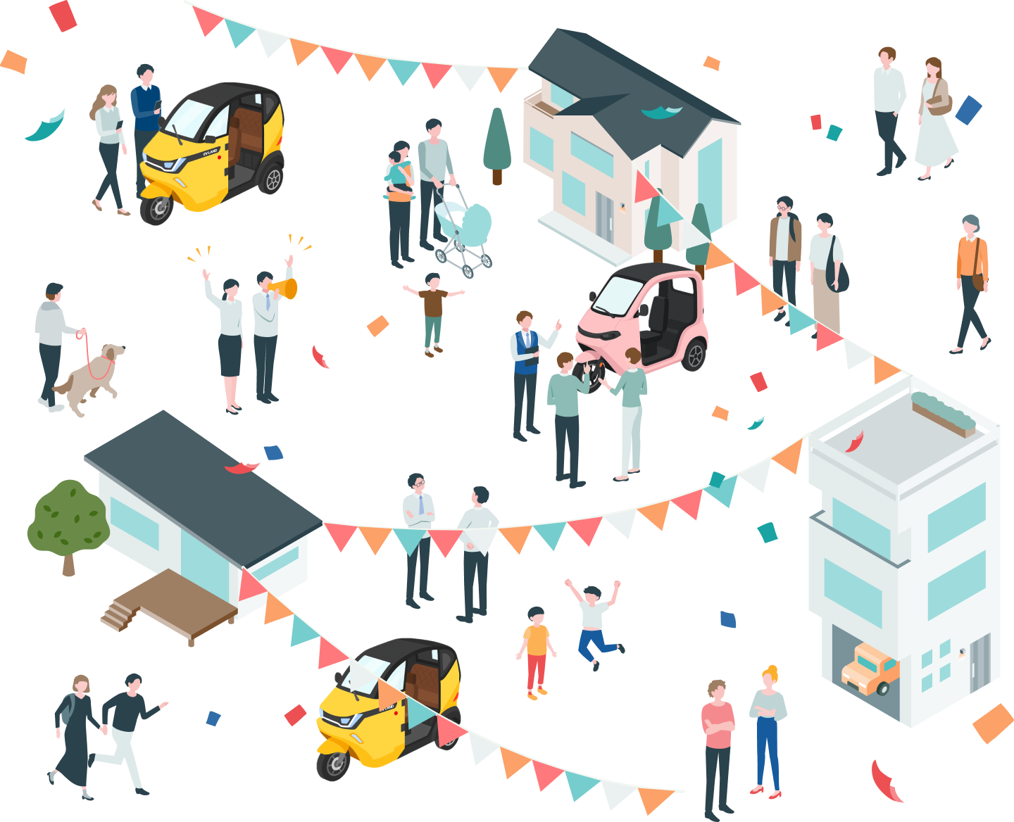 EVモビリティの試乗会イメージ